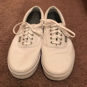 Authentic Vans in white
